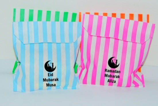 Personalised Eid/Ramadan Pick 'n' Mix Sweet Bags Halal