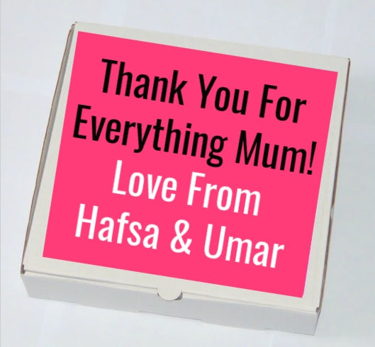 Personalised Giant Pick 'n' Mix Sweet Box / Half and Half Box Halal