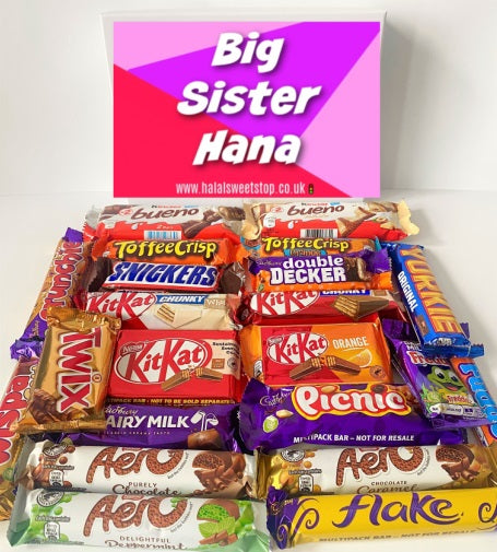 Personalised Mega Mix Luxury Chocolate Gift Box Chocolate Hamper Halal