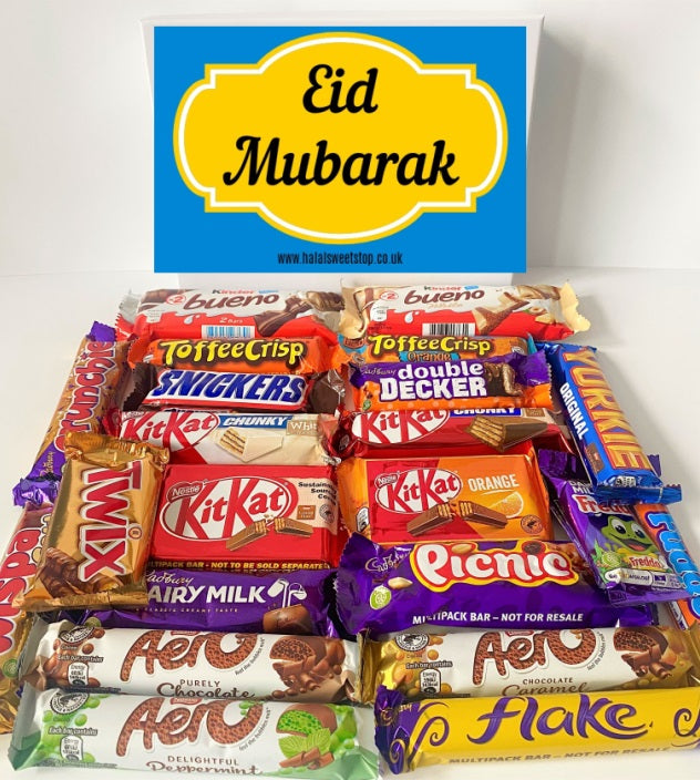 Eid/Ramadan Mubarak Mega Mix Luxury Chocolate Gift Box Chocolate Hamper Halal