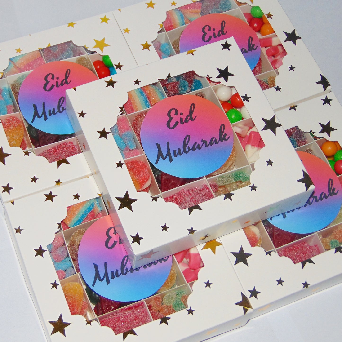 Personalised Ramadan/Eid Mubarak Halal Pick N Mix Sweet Gift Box