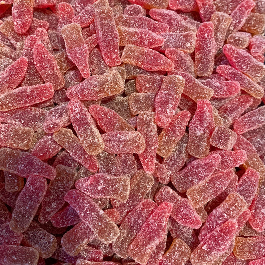 Mini Fizzy Cherry Cola Bottles Halal Sweets