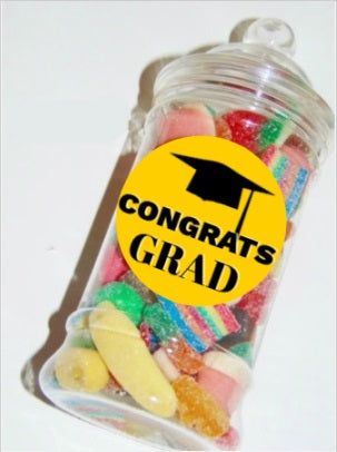 Halal Personalised Graduation Pick 'n' Mix Sweets Jar