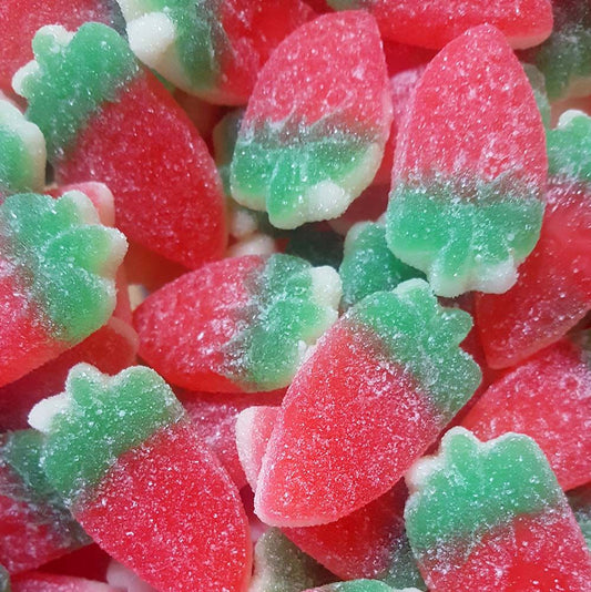 Fizzy Strawberries Halal Sweets