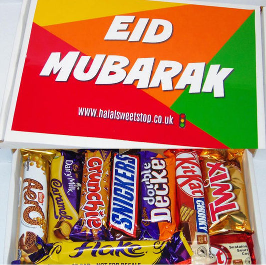 Halal Eid/Ramadan Mubarak Chocolate Letterbox Gift