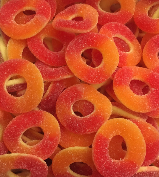 Peach Rings Halal Sweets