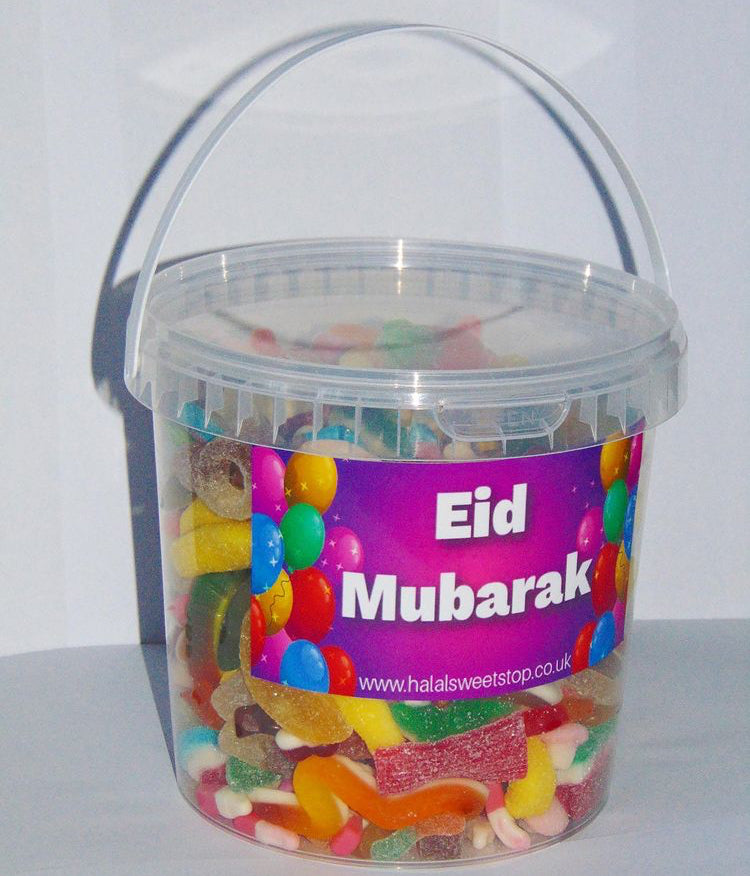 Halal Eid Mubarak Celebration Bucket