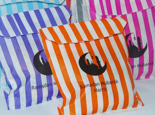 Personalised Eid/Ramadan Pick 'n' Mix Sweet Bags Halal