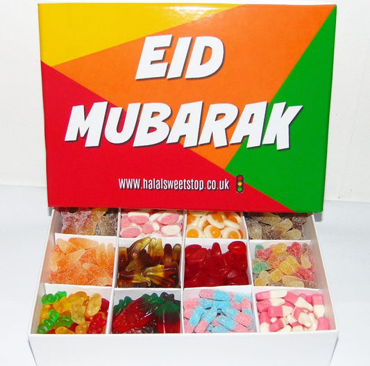 Large Eid Mubarak Luxury Halal Sweet Gift Box