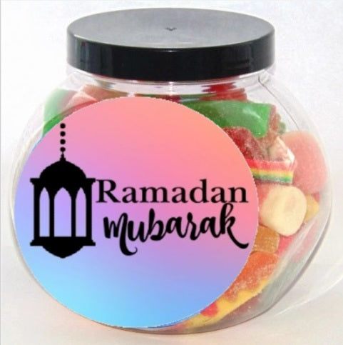 Ramadan/Eid Mubarak Halal Pick and Mix Sweet Jar Gift