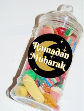 Personalised Eid/Ramadan Halal Pick 'n' Mix  Sweet Jar