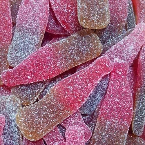 Giant Fizzy Cherry Cola Bottles Halal Sweets