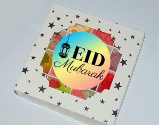 Eid/Ramadan Mubarak Personalised Halal Sweet Gift Box New