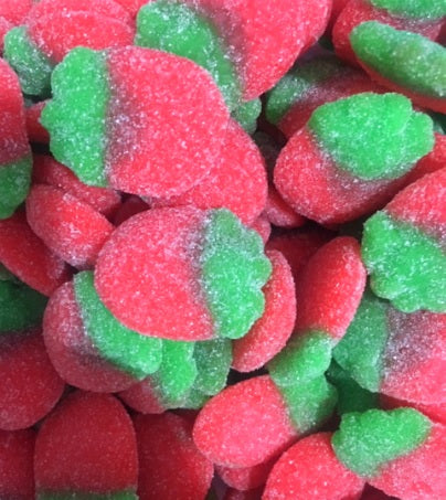 Fizzy Jelly Strawberries Halal Sweets