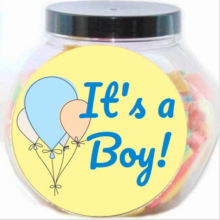 It's a Boy! Halal Pick N Mix Sweet Jar New Arrival Gift
