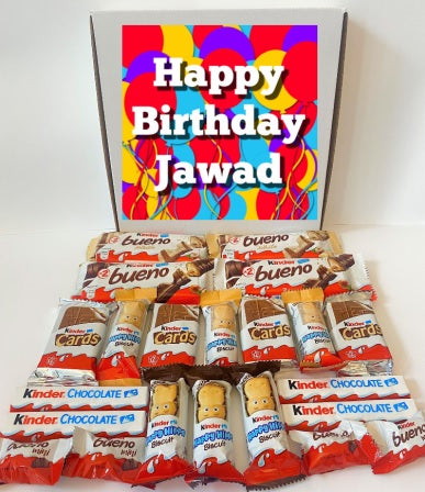Personalised Kinder Chocolate Gift Box Hamper
