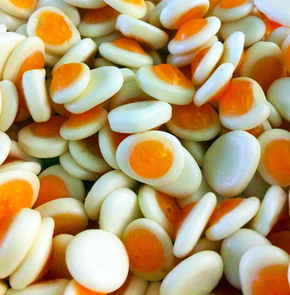 Jelly Fried Eggs Halal Sweets