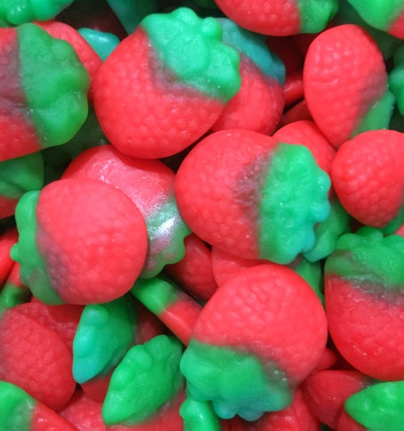 Giant Jelly Strawberries Halal Sweets