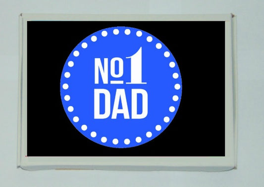 No.1 Dad Chocolate Letterbox Gift Halal