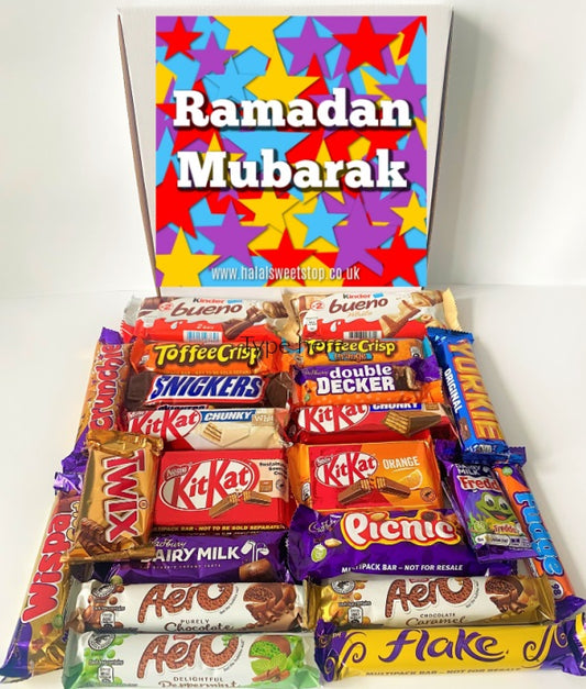 Eid/Ramadan Mubarak Mega Mix Chocolate Gift Box Chocolate Hamper