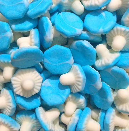 Giant Blue Raspberry Mushrooms Halal Sweets