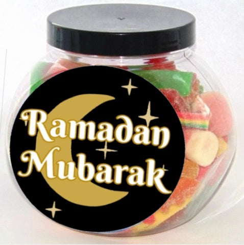 Personalised Eid/ Ramadan Halal Pick N Mix Sweet Jar