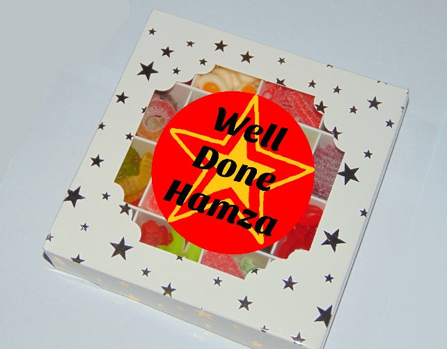 Personalised Star Halal Sweet Gift Box